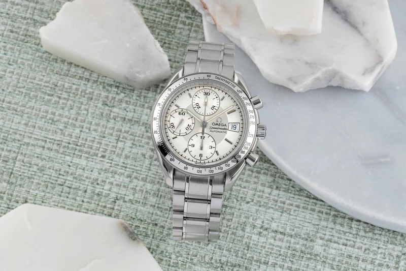 Omega Speedmaster chronograph steel automatic men's watch 175.0083, 375.0083 [2505281]