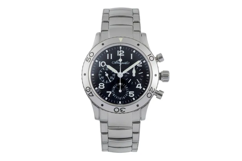 Breguet Type XX chronograph steel automatic men's watch 3800 / ST 92 S W 9 [2505314]