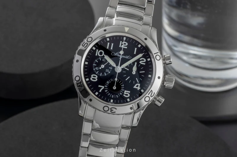 Breguet Type XX chronograph steel automatic men's watch 3800 / ST 92 S W 9 [2505314]