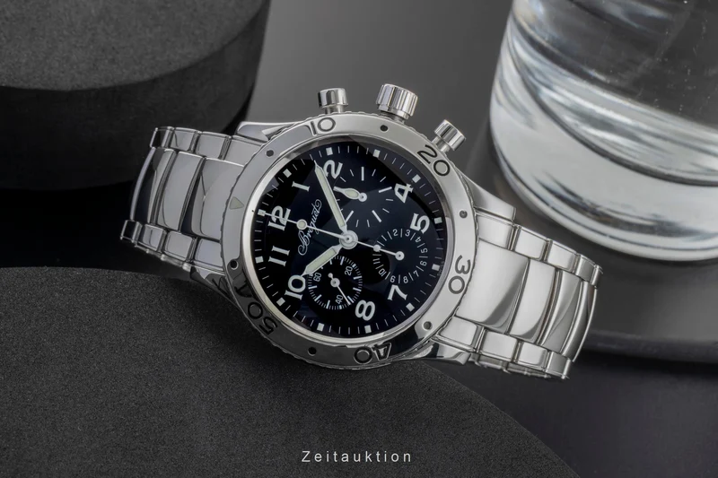 Breguet Type XX chronograph steel automatic men's watch 3800 / ST 92 S W 9 [2505314]