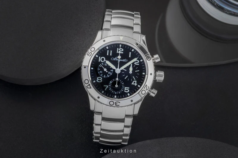 Breguet Type XX chronograph steel automatic men's watch 3800 / ST 92 S W 9 [2505314]
