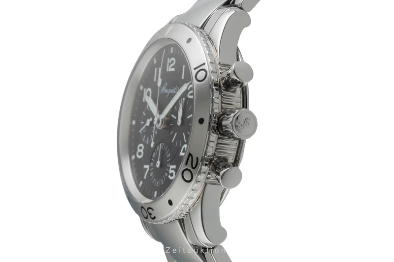 Breguet Type XX chronograph steel automatic men's watch 3800 / ST 92 S W 9 [2505314]