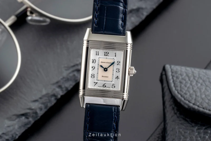 Jaeger LeCoultre Reverso 18 ct white gold manual winding women's watch Q2663420, 266.3.44 [2505442]