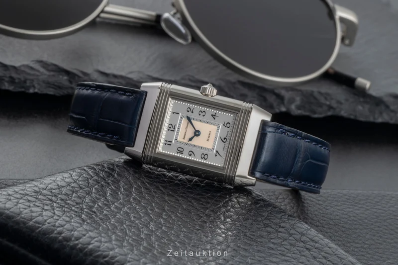 Jaeger LeCoultre Reverso 18 ct white gold manual winding women's watch Q2663420, 266.3.44 [2505442]