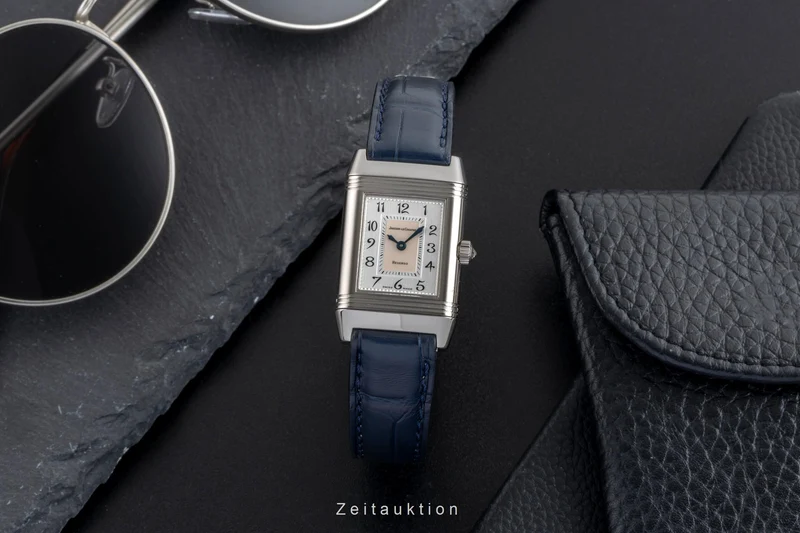 Jaeger LeCoultre Reverso 18 ct white gold manual winding women's watch Q2663420, 266.3.44 [2505442]