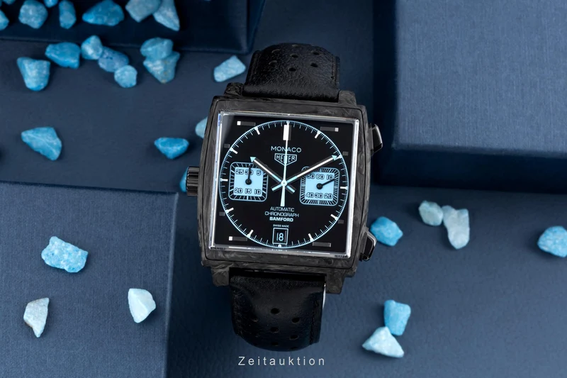 Tag Heuer Monaco chronograph carbon automatic men's watch CAW2190.FC6437 Limited [2505874]