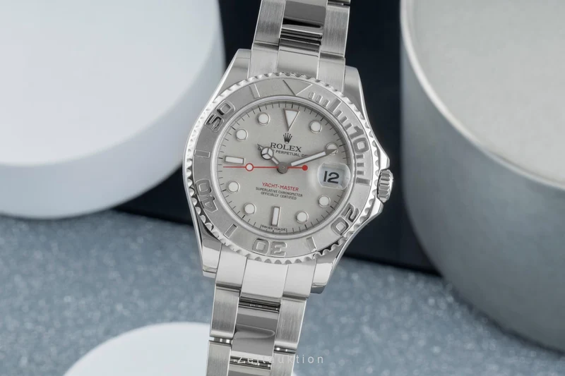 Rolex Yacht-Master steel / platinium automatic men's watch 168622 [2505872]