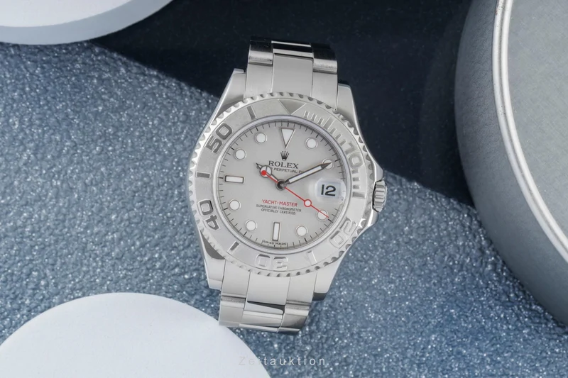 Rolex Yacht-Master steel / platinium automatic men's watch 168622 [2505872]