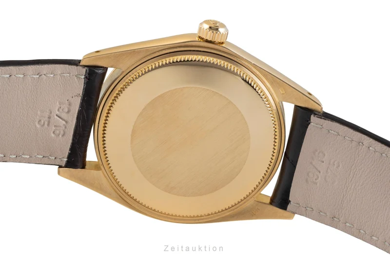 Rolex Date 18 ct gold automatic men's watch 1500 Vintage [2505934]