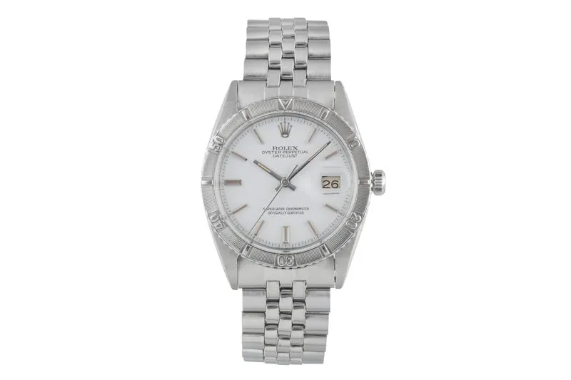 Rolex Datejust Turn-O-Graph steel / white gold automatic men's watch 1625 Vintage [2503773]