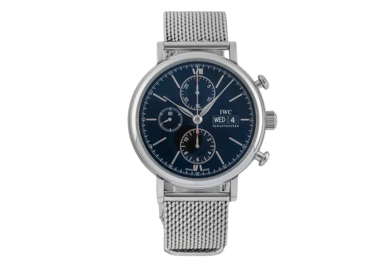 IWC Portofino chronograph steel automatic men's watch IW391006 [2505983]