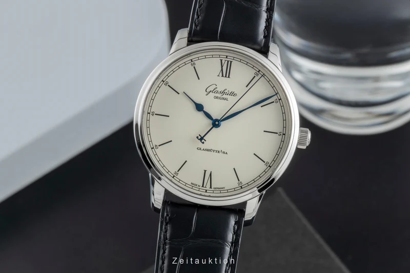Glashütte Senator steel automatic men's watch 1-36-01-01-02-01 LP: 9600EUR [2505723]