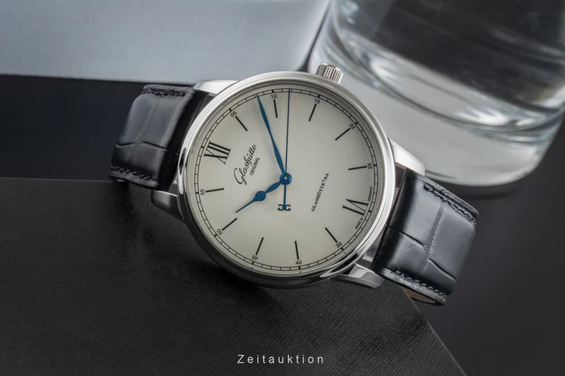 Glashütte Senator steel automatic men's watch 1-36-01-01-02-01 LP: 9600EUR [2505723]