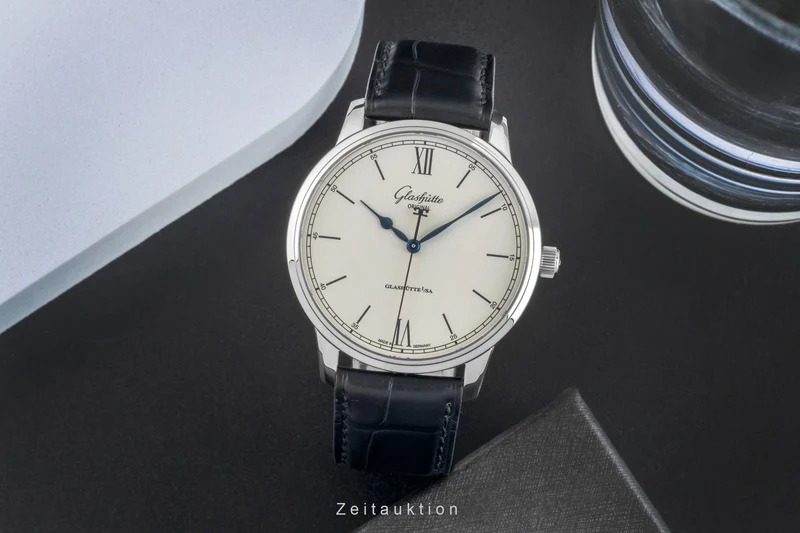 Glashütte Senator steel automatic men's watch 1-36-01-01-02-01 LP: 9600EUR [2505723]