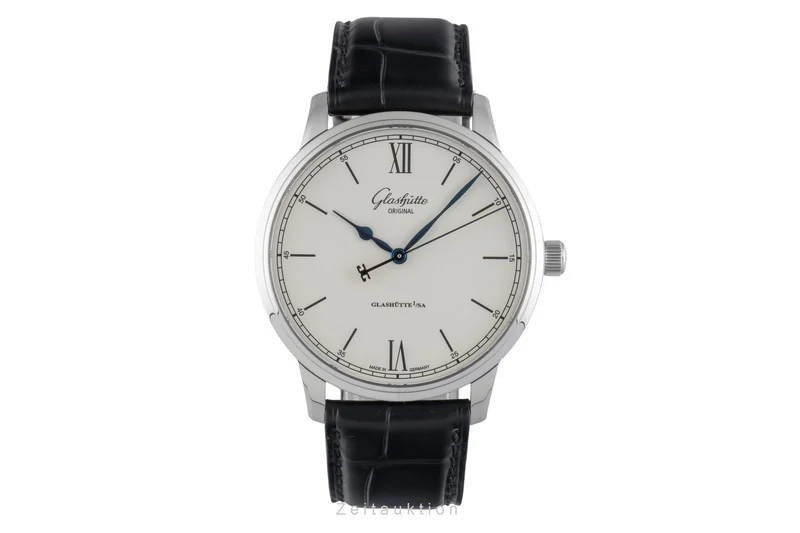 Glashütte Senator steel automatic men's watch 1-36-01-01-02-01 LP: 9600EUR [2505723]