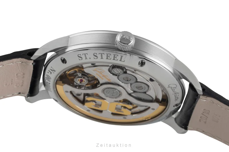 Glashütte Senator steel automatic men's watch 1-36-01-01-02-01 LP: 9600EUR [2505723]