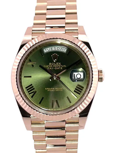 Rolex Day-Date 40 18 kt Everose-Gold 228235 Olive R