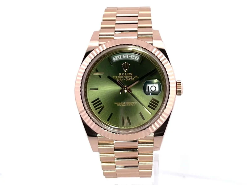 Rolex Day-Date 40 18 kt Everose-Gold 228235 Olive R