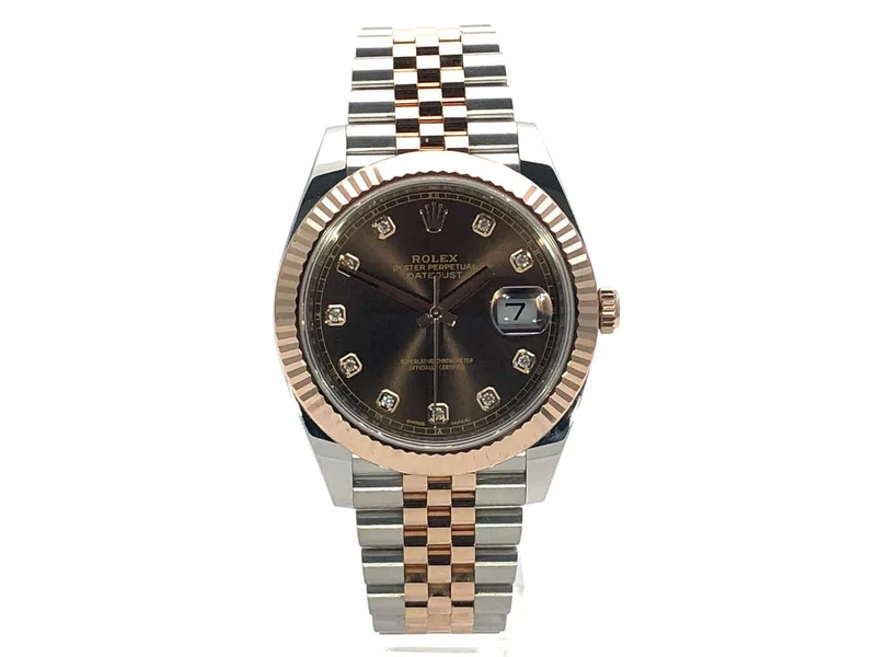 Rolex Datejust 41 126331 Choco Diamant Jubile-Band