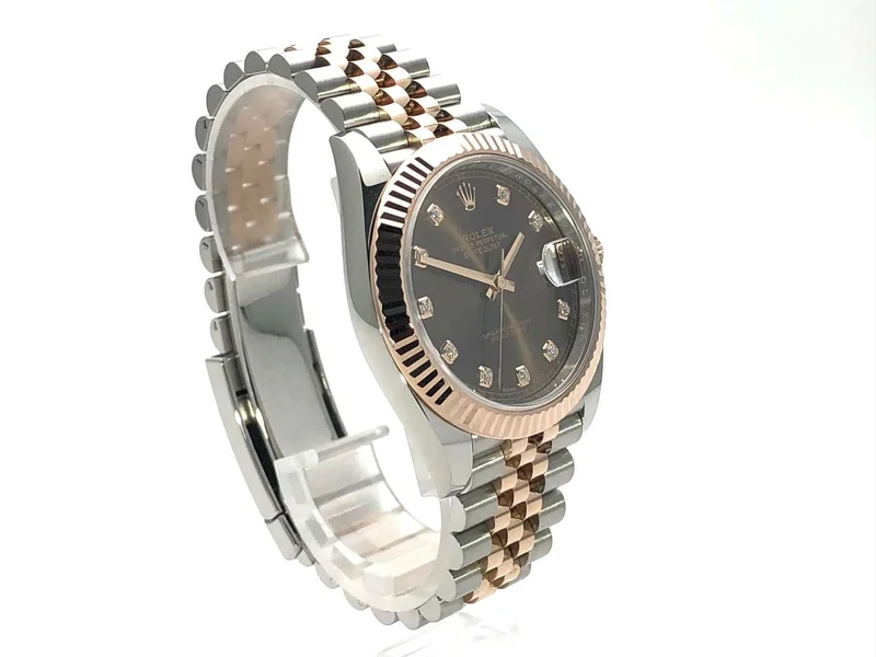 Rolex Datejust 41 126331 Choco Diamant Jubile-Band