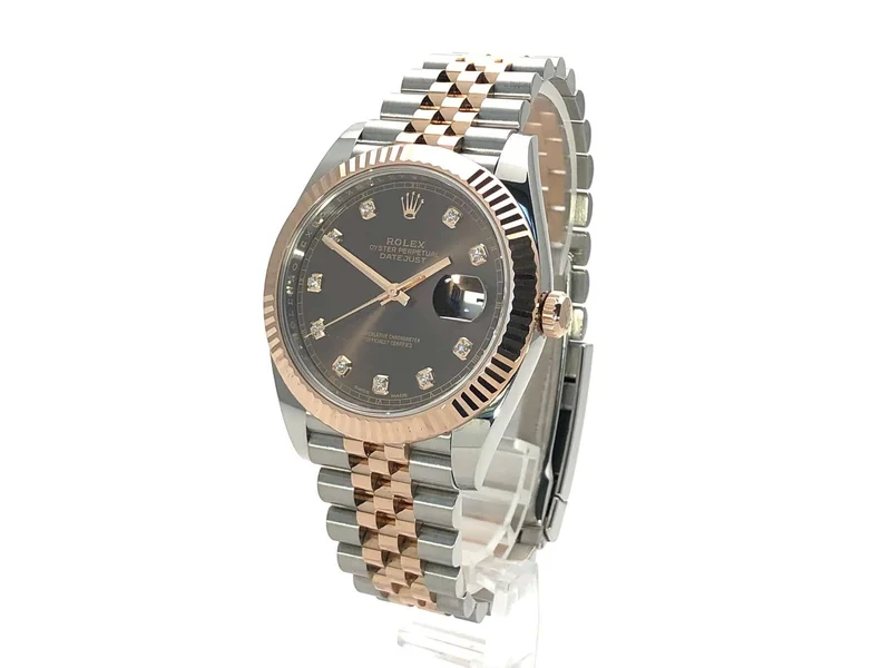 Rolex Datejust 41 126331 Choco Diamant Jubile-Band