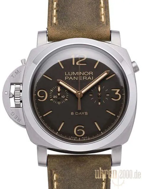 Panerai Luminor 1950 Chrono Monopulsante Left-Handed 8 Days Titan PAM00579