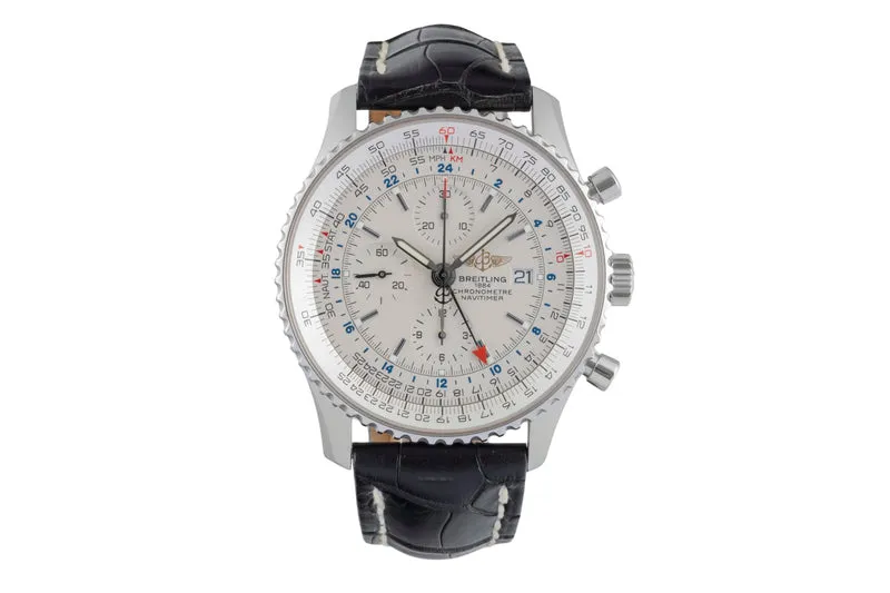 Breitling Navitimer World chronograph steel automatic men's watch A24322 [2505671]