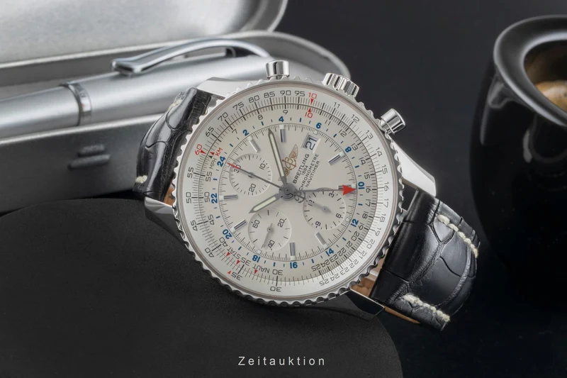 Breitling Navitimer World chronograph steel automatic men's watch A24322 [2505671]