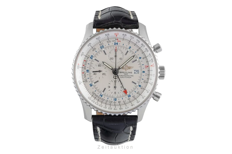 Breitling Navitimer World chronograph steel automatic men's watch A24322 [2505671]