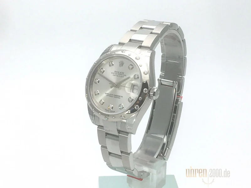 Rolex Datejust 31 Silber Diamant 178344 Oyster-Band