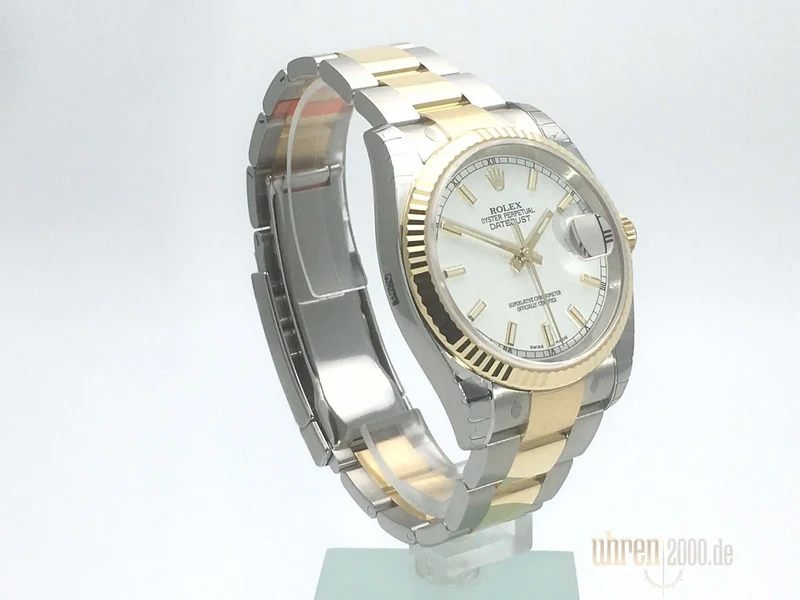 Rolex Datejust 36 116233 Weiß Index