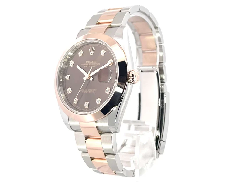 Rolex Datejust 41 126301 Edelstahl Everose-Gold Choco DIA