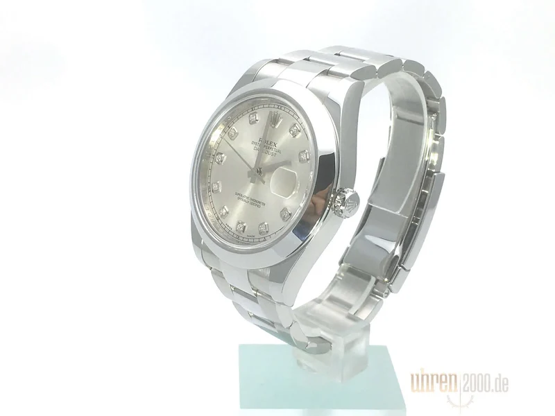 Rolex Datejust II 41 Edelstahl 116300 Silber Diamant aus 2013