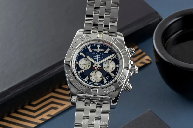 Breitling Chronomat 44 chronograph steel automatic men's watch AB011012/BE69 [2505629]