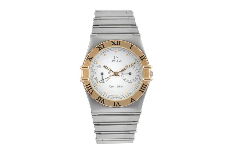 Omega Constellation steel / gold quartz men's watch 396.1070 396.1080 Vintage [2505119]