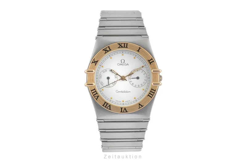 Omega Constellation steel / gold quartz men's watch 396.1070 396.1080 Vintage [2505119]
