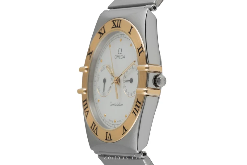 Omega Constellation steel / gold quartz men's watch 396.1070 396.1080 Vintage [2505119]