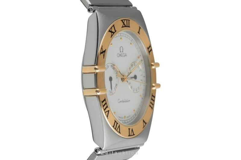 Omega Constellation steel / gold quartz men's watch 396.1070 396.1080 Vintage [2505119]
