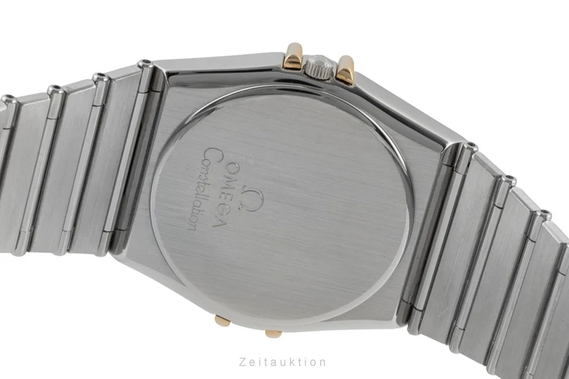 Omega Constellation steel / gold quartz men's watch 396.1070 396.1080 Vintage [2505119]
