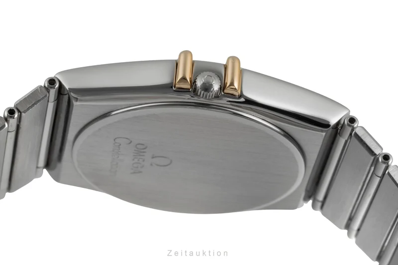Omega Constellation steel / gold quartz men's watch 396.1070 396.1080 Vintage [2505119]