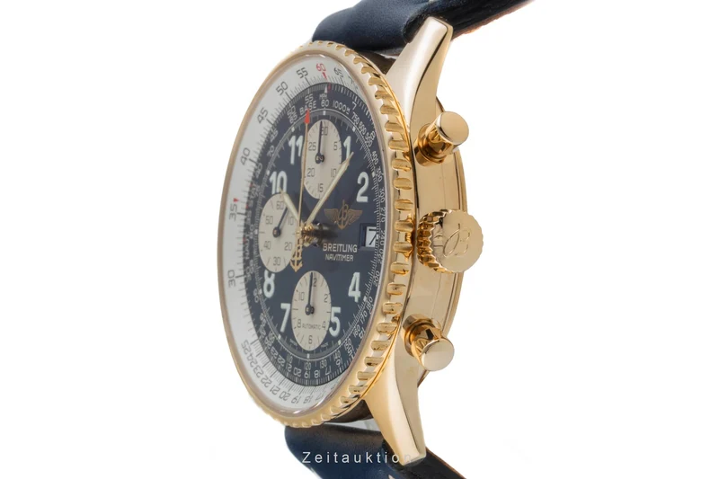 Breitling Navitimer chronograph 18 ct gold automatic men's watch K13020 [2505791]