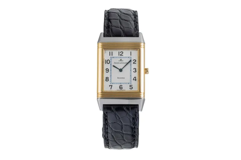 Jaeger LeCoultre Reverso steel / gold quartz men's watch Q2515420 , 250.5.08 LP: 7500EUR [2505590]