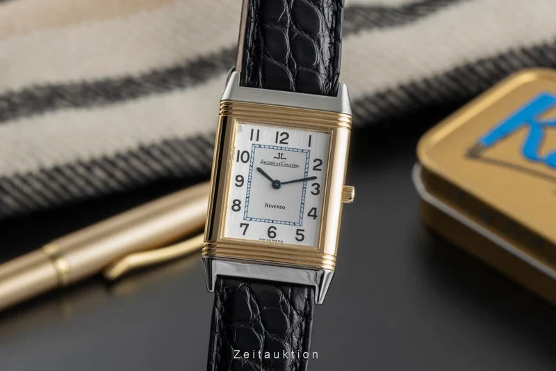 Jaeger LeCoultre Reverso steel / gold quartz men's watch Q2515420 , 250.5.08 LP: 7500EUR [2505590]