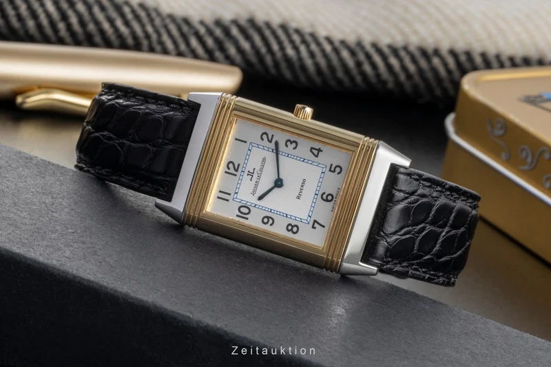 Jaeger LeCoultre Reverso steel / gold quartz men's watch Q2515420 , 250.5.08 LP: 7500EUR [2505590]