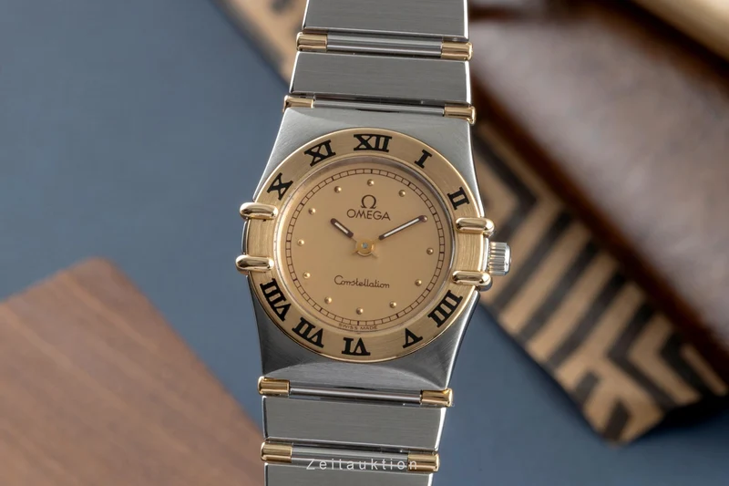 Omega Constellation steel / gold quartz women's watch 795.1080 [2505138]