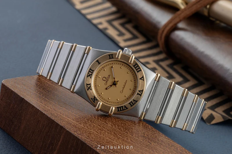 Omega Constellation steel / gold quartz women's watch 795.1080 [2505138]