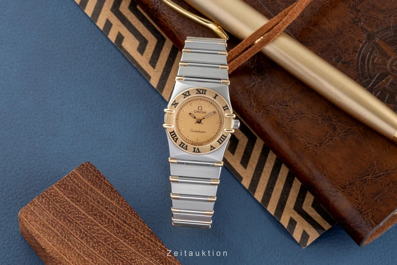Omega Constellation steel / gold quartz women's watch 795.1080 [2505138]