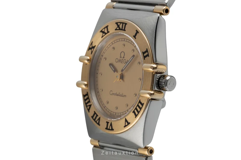 Omega Constellation steel / gold quartz women's watch 795.1080 [2505138]