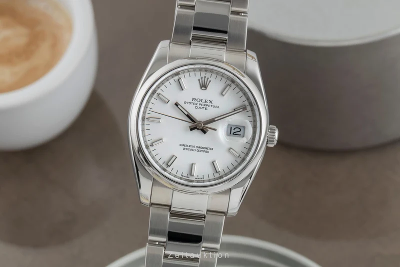 Rolex Date steel automatic men's watch 115200 [2504831]