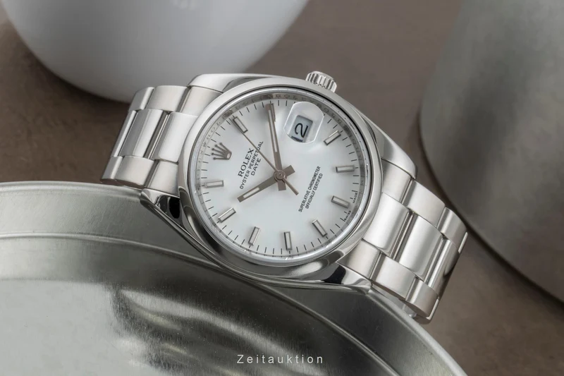 Rolex Date steel automatic men's watch 115200 [2504831]